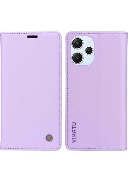 Xiaomi Redmi 12 4g / 5g / Poco M6 Pro 5g Deri Cüzdan Telefon Kılıfı (Yurt Dışından)