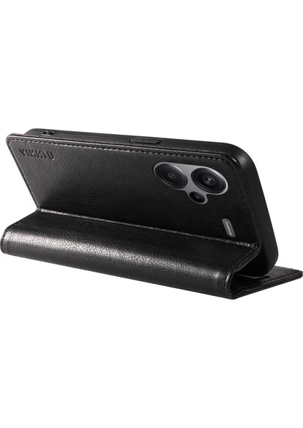 Xiaomi Redmi Note 13 Pro Plus 5g Manyetik Kapanış Deri Telefon Kapağı (Yurt Dışından)