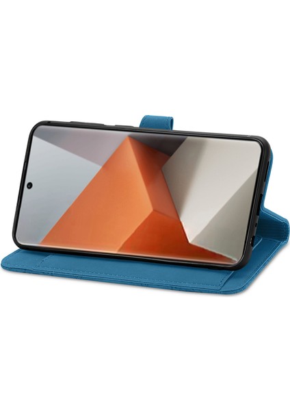 Xiaomi Redmi Note 13 Pro Plus 5g Deri Cüzdan Fermuarlı Cep Telefonu Kapağı (Yurt Dışından)