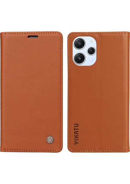Xiaomi Redmi 12 4g / 5g / Poco M6 Pro 5g Deri Cüzdan Telefon Kılıfı (Yurt Dışından)