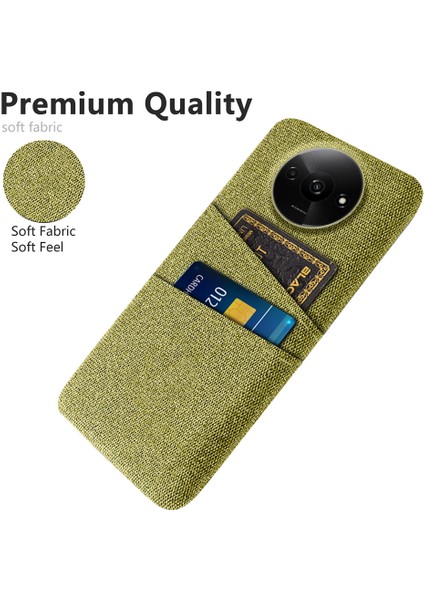 Xiaomi Poco C61 4g Kaymaz Doku Kumaş + Pc Telefon Kapağı (Yurt Dışından)