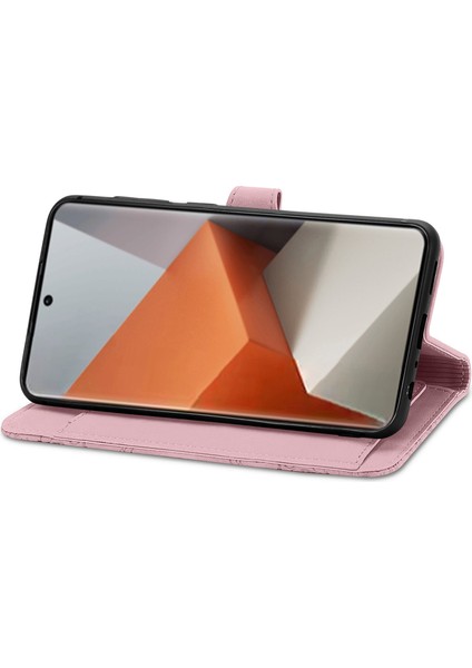 Xiaomi Redmi Note 13 Pro Plus 5g Deri Cüzdan Fermuarlı Cep Telefonu Kapağı (Yurt Dışından)