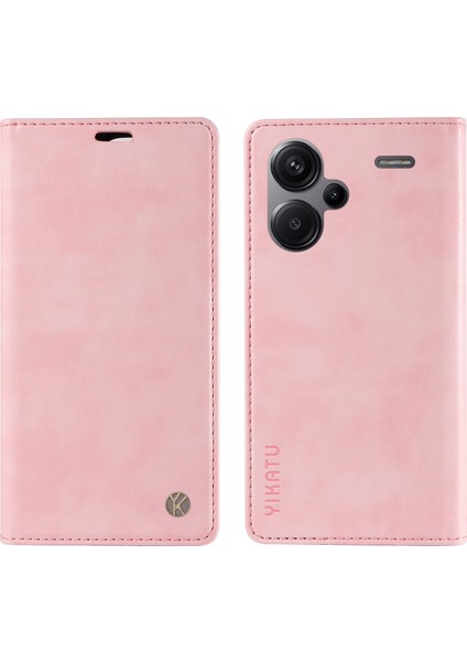 Xiaomi Redmi Note 13 Pro Plus 5g Manyetik Kapanış Deri Telefon Kapağı (Yurt Dışından)