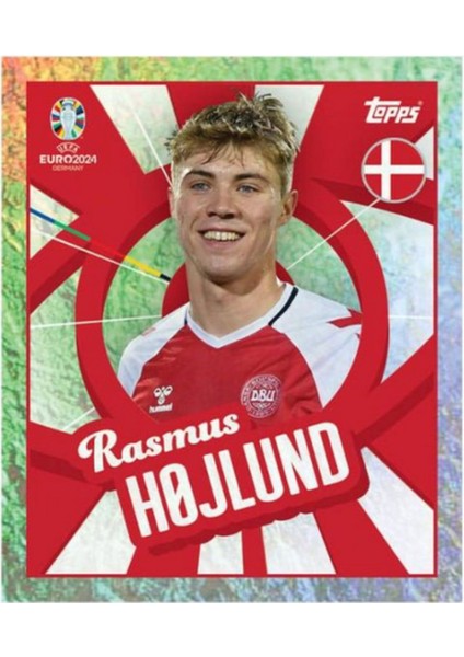 Almanya Euro 2024 Avrupa Şampiyonası Match Attax- 24 Adet Futbolcu Sticker Paketi (144 Adet Sticker)