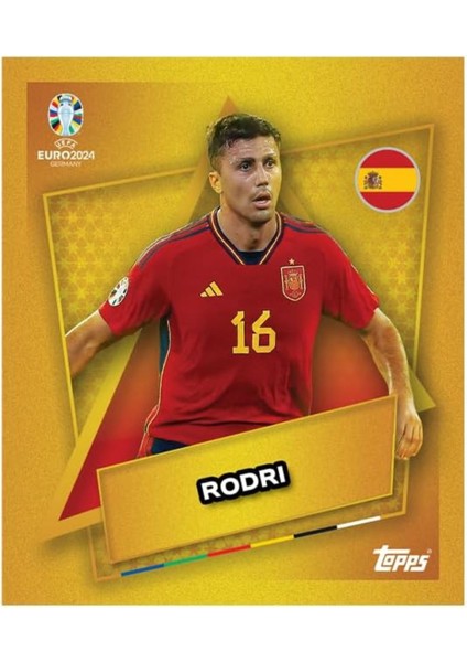 Almanya Euro 2024 Avrupa Şampiyonası Match Attax- 24 Adet Futbolcu Sticker Paketi (144 Adet Sticker)