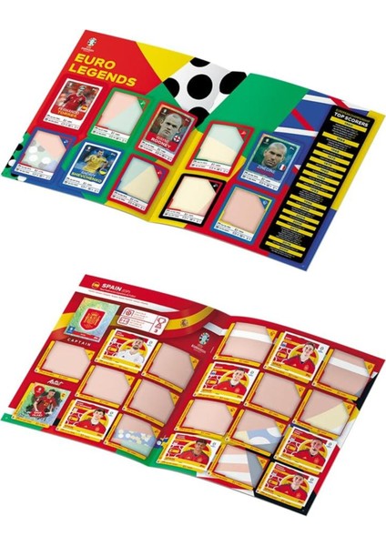 Almanya Euro 2024 Avrupa Şampiyonası Match Attax - Resmi Futbolcu Sticker Dergisi + 6 Adet Sticker fiyatları