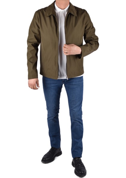 ADV-23Y28 Yakalı Mevsimlik Mont /haki/52