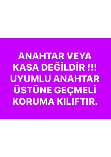 Fiat Doblo 2023+ Deri Anahtar Koruma Kılıfı ve Örgü Anahtarlık Anahtarsız Çaliştırmaya Uyumludur