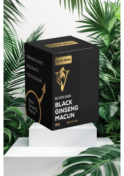 Alfa Man Erkekler Için Güçlendirici Macun Black Ginseng 240 Gr 3 Adet