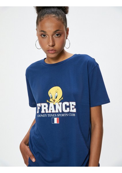 Tweety Oversize Tişört Lisanslı Baskılı Kısa Kolu fiyatları