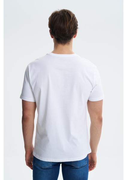 Erkek Regular Fit Süprem % 100 Pamuk Bisiklet Yaka Tişört Y27344407001 indirimleri