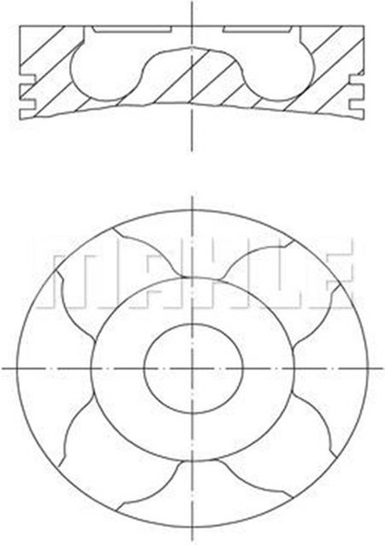 Motor Piston Segman 0.60 -0.20MM Kısa P307-EXPERT-C4-JUMPY-FIESTA-CMAX 1.6 Hdı Dw6 75.60MM