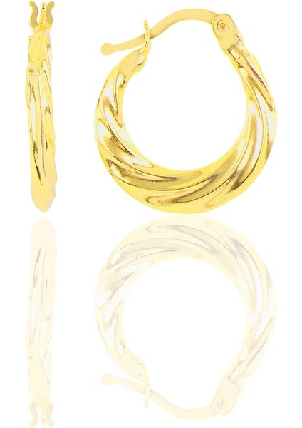 Gümüş Dalgalı Şarnel Küpe fiyatları