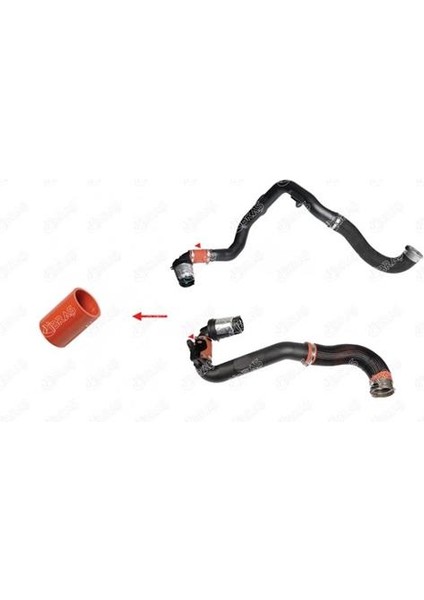Turbo Borusu Küçük Silikon Master Iıı-Movano B 2.3 Dci 52MMX9CM