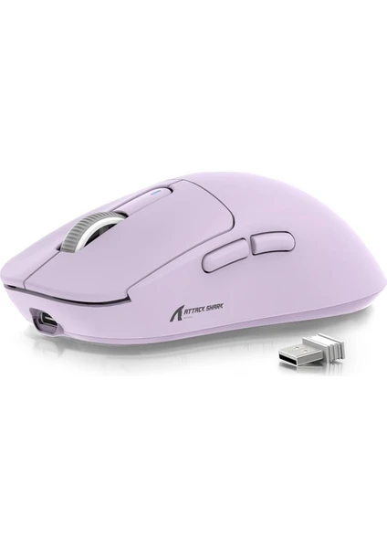 Attack Shark X3 Superlıght Kablosuz Oyuncu Mouse PAW3395 (Yurt Dışından)