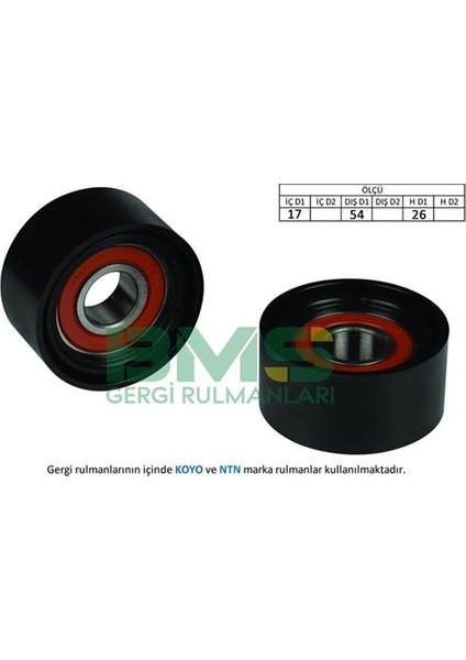 Eksantrik Gergi Rulmanı 906-315-515 Cdı- 639 Vıto 113 Cdı 2010