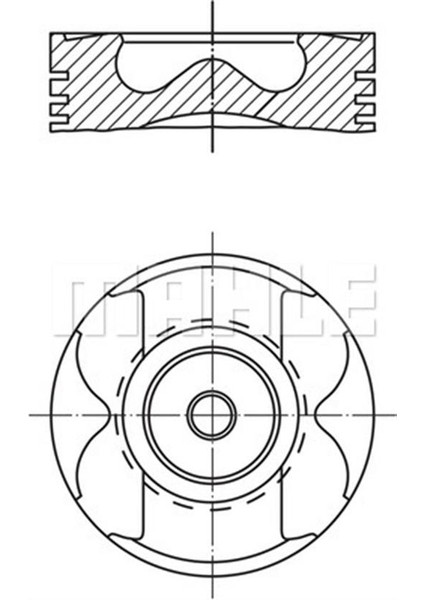 Motor Piston Segman 0.50 -0.20MM Kısa Master-Movano 2.5 Dcı G9U 04 89.50MM