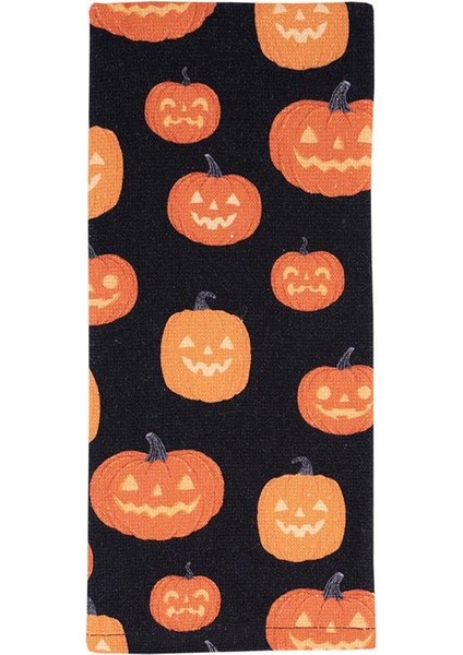 %100 Pamuk Ikili 40X66 cm Halloween Desenli El & Yüz Havlu Seti Baveno