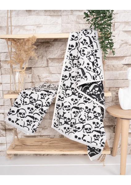 %100 Pamuk Ikili 40X66 cm Halloween Desenli El & Yüz Havlu Seti Baveno fiyatları