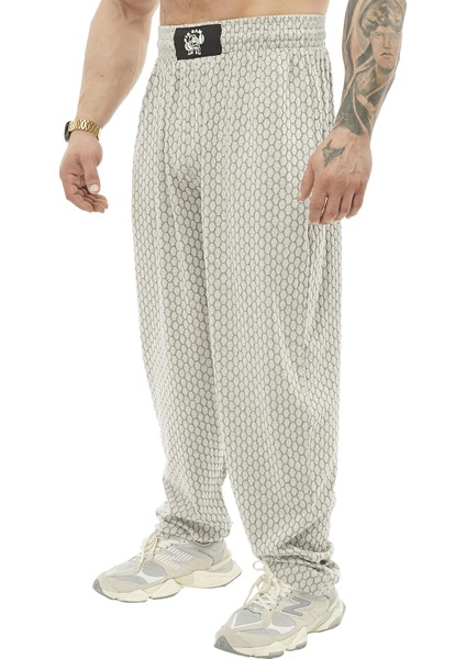 Zırh Desenli Natural Şalvar Body Pantolon 1038 indirimleri