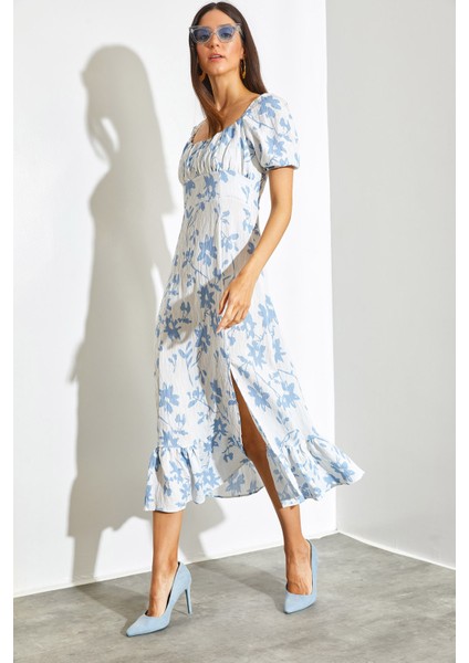 Kadın Çiçek Desenli Elbise