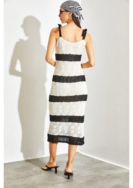 Kadın Ajurlu Astarlı Triko Elbise fiyatları