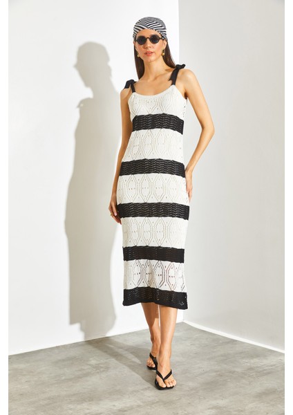 Kadın Ajurlu Astarlı Triko Elbise modelleri