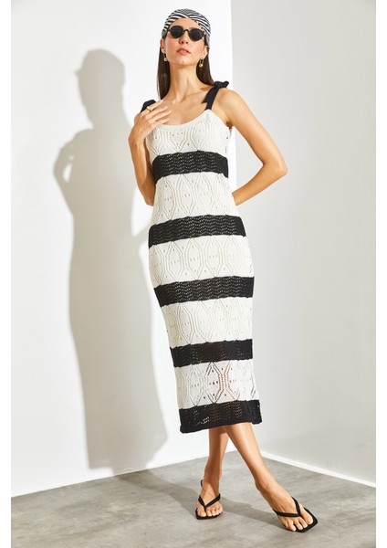 Kadın Ajurlu Astarlı Triko Elbise indirimleri