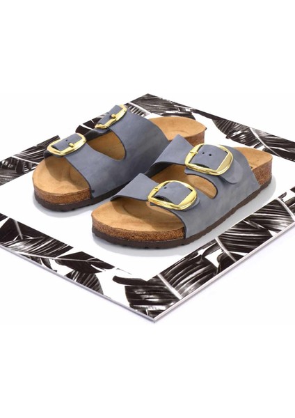 Kot Nubuk Kadın Terlik K04819300701