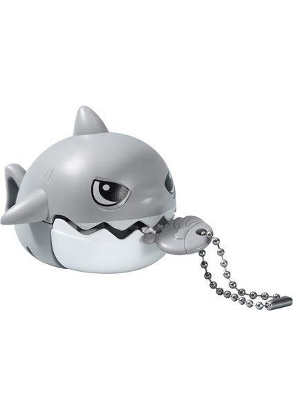 Ipi Çekin ve Küçük Balığı Yemek Için Köpekbalığını Isırın ve Tokayı Asın (Yurt Dışından)