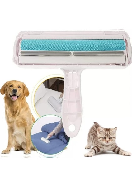 Hazneli Kedi Köpek Evcil Hayvan Tüy Kıl Temizleme Aleti Toz Toplayıcı Gırgır Gırgır