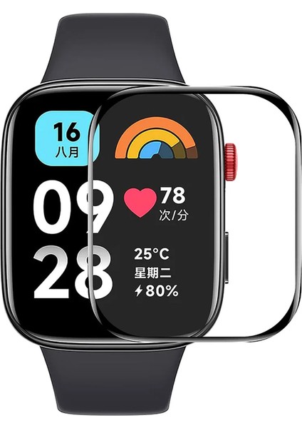 Huawei Fit 3 Için Çerçeveli Tam Kaplayan 3D Pet Ekran Koruyucu Film - FC016