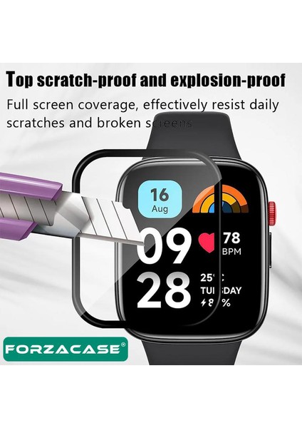 Huawei Fit 3 Için Çerçeveli Tam Kaplayan 3D Pet Ekran Koruyucu Film - FC016 modelleri