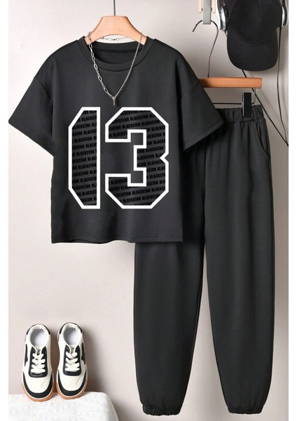 Only Trendwear Çocuk 13 Baskılı Alt - Üst Eşofman Takımı