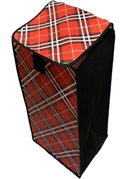 Pazar Araba Çantası Torbası Yedek Çanta 32X55X26 cm Kırmızı 1 Adet