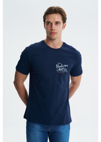 Erkek Regular Fit Süprem % 100 Pamuk Bisiklet Yaka Tişört Y27344407001 modelleri