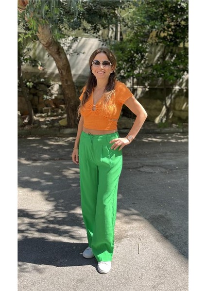 Beli Lastikli Bol Paça Pantolon fiyatları
