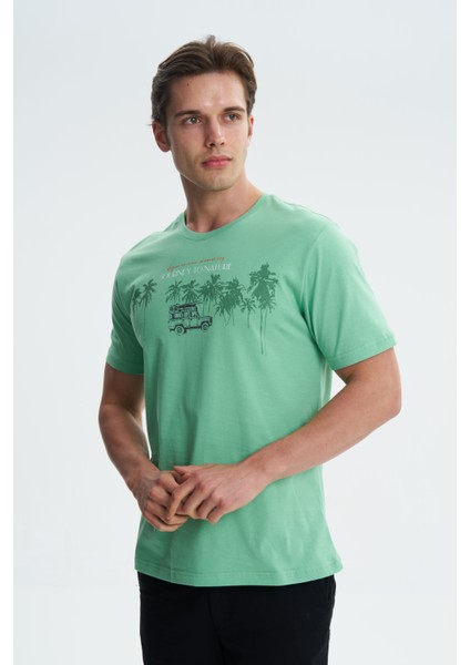 Erkek Regular Fit Bisiklet Yaka Tişört Y27344406701 modelleri