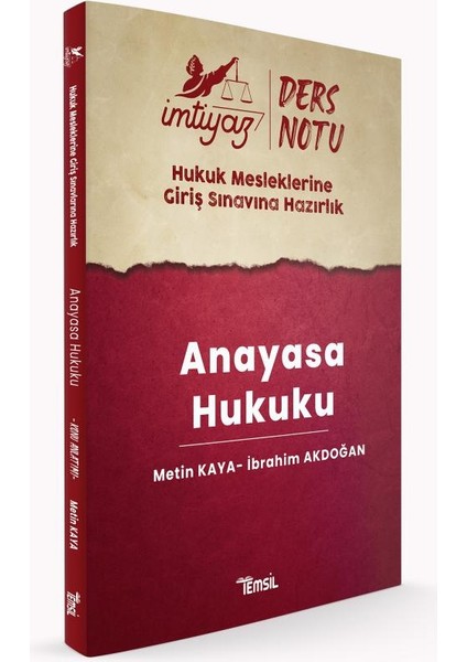 Imtiyaz Ders Notları Hmgs Anayasa Hukuku