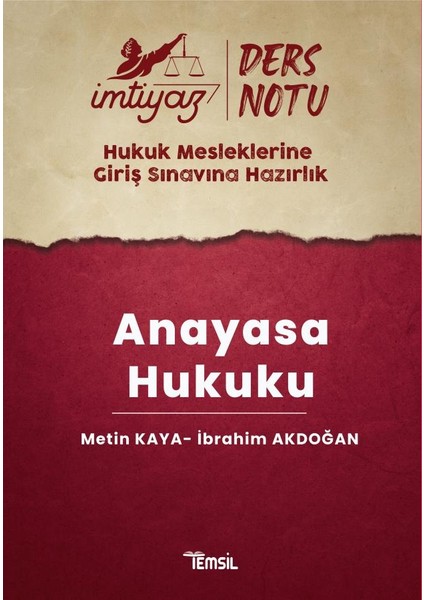 Imtiyaz Ders Notları Hmgs Anayasa Hukuku