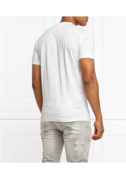Icon White Print T-Shirt