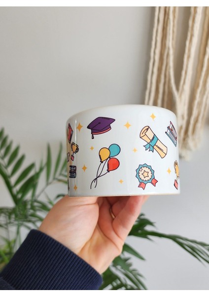 Isme Özel Kişiye Özel Seramik Mezuniyet Temalı Kahve Fincanı fırsatları