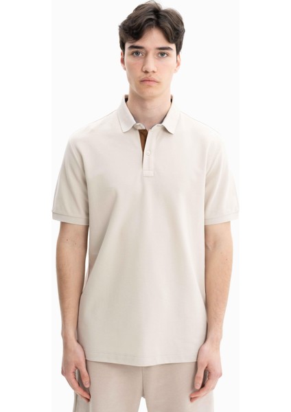 Erkek Regular Fit Polo Yaka Tişört Y27374353301