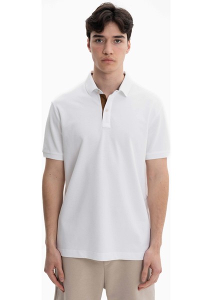 Erkek Regular Fit Polo Yaka Tişört Y27374353301