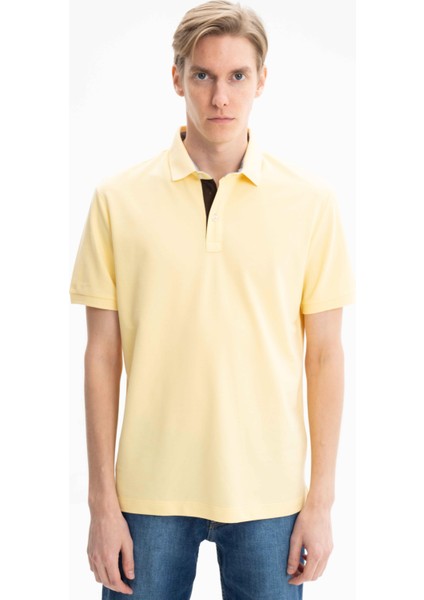 Erkek Regular Fit Polo Yaka Tişört Y27374353301