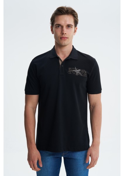 Erkek Regular Fit %100 Pamuk Polo Yaka Tişört Y27374353501
