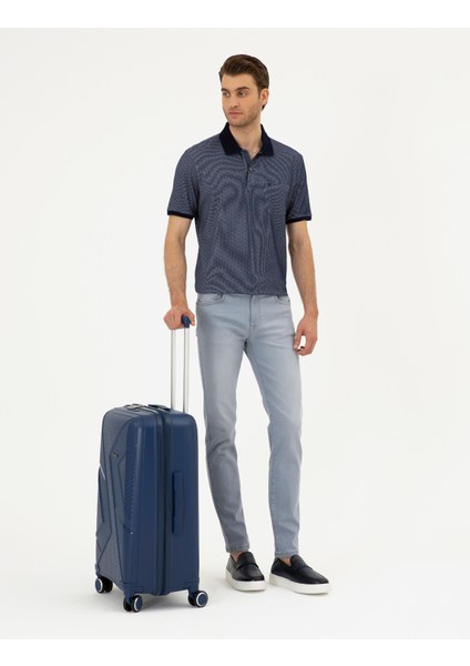 Erkek Lacivert Regular Fit Tişört 50284321-VR033