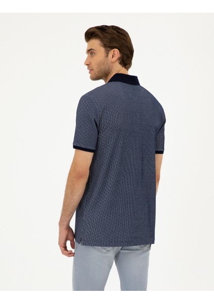 Erkek Lacivert Regular Fit Tişört 50284321-VR033