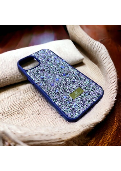 Case iPhone Uyumlu Elit Swarovski Doğal Taşlı Kılıf