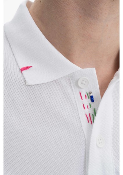 Erkek Regular Fit Polo Yaka Tişört Y27374352501